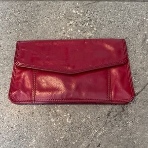 Le Tanneur Elegant Red Leather wallet